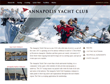 Tablet Screenshot of annapolisyc.com